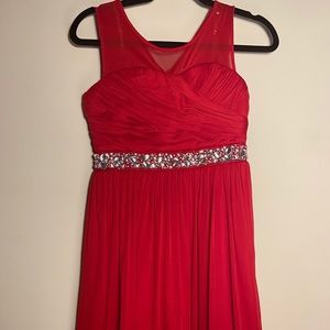 Red prom dress